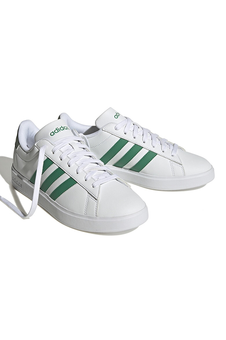 adidas Sportswear Pantofi sport de piele ecologica cu imprimeu logo Grand Court 2.0 - Pled.ro