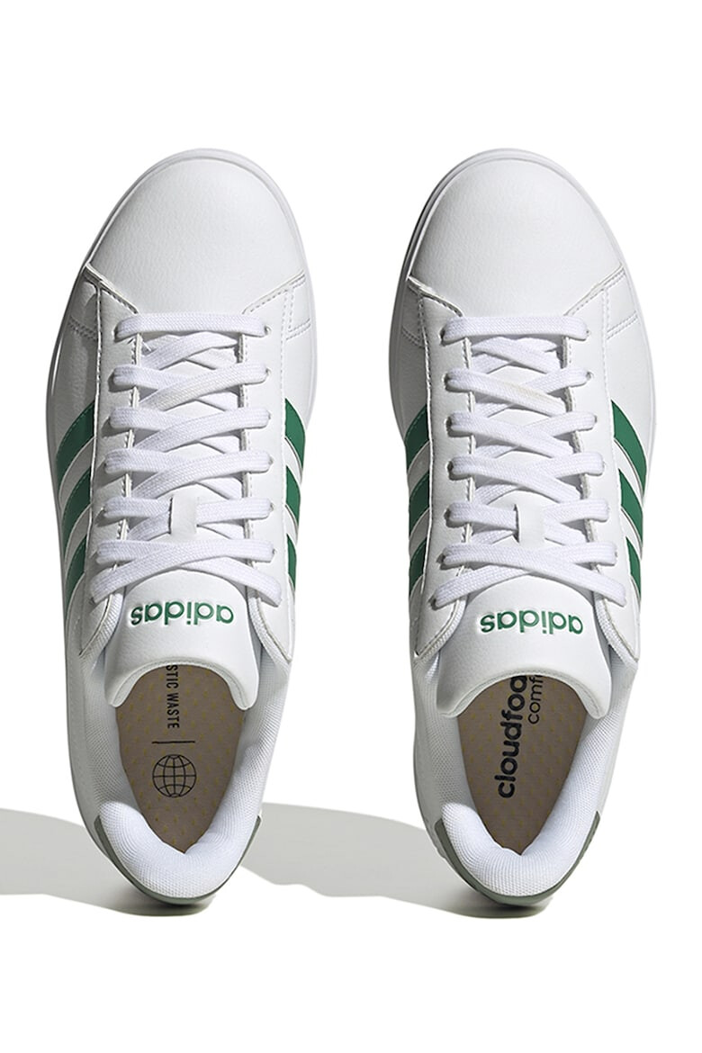 adidas Sportswear Pantofi sport de piele ecologica cu imprimeu logo Grand Court 2.0 - Pled.ro