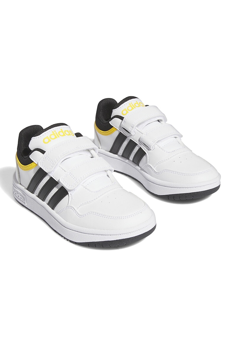 adidas Sportswear Pantofi sport de piele ecologica cu velcro Hoops 3.0 - Pled.ro