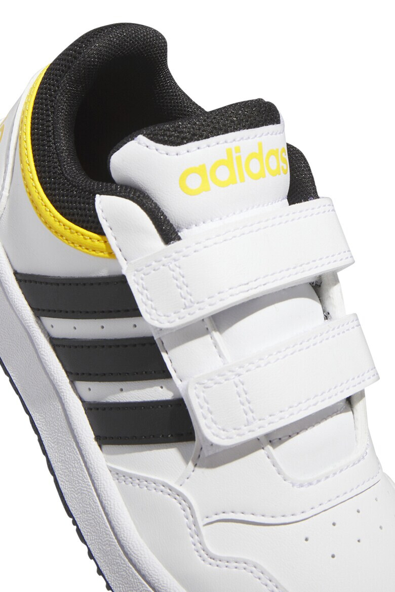 adidas Sportswear Pantofi sport de piele ecologica cu velcro Hoops 3.0 - Pled.ro