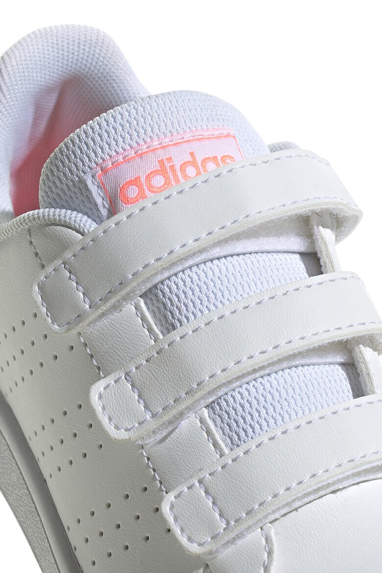 adidas Sportswear Pantofi sport de piele ecologica cu velcro si model perforat Advantage - Pled.ro