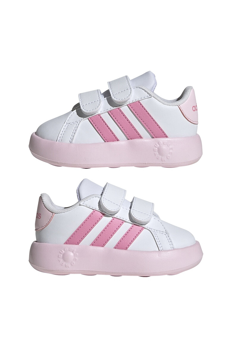 adidas Sportswear Pantofi sport din piele ecologica cu velcro Grand Court 2.0 - Pled.ro