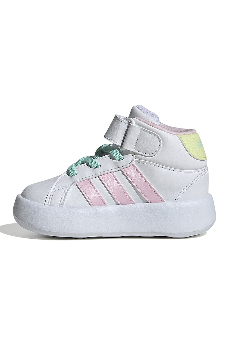 adidas Sportswear Pantofi sport medii de piele ecologica cu velcro Grand Court - Pled.ro