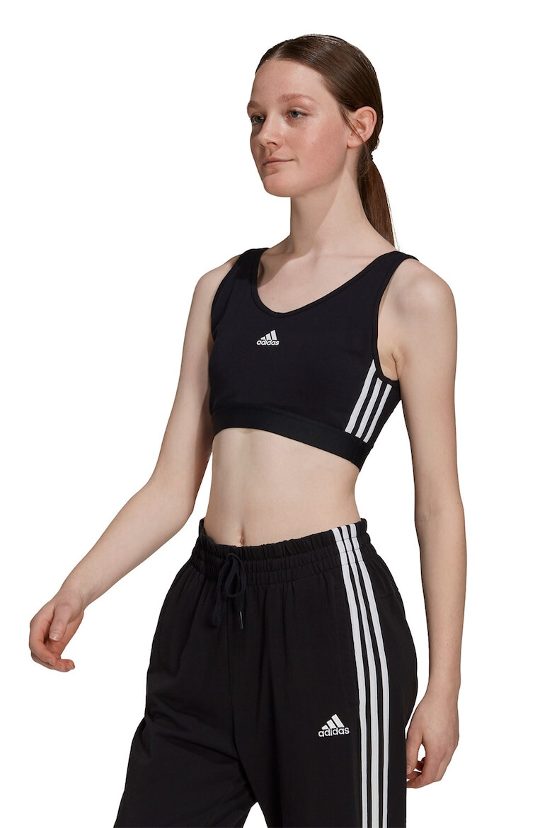 adidas Sportswear Top crop cu bureti detasabili Essentials - Pled.ro