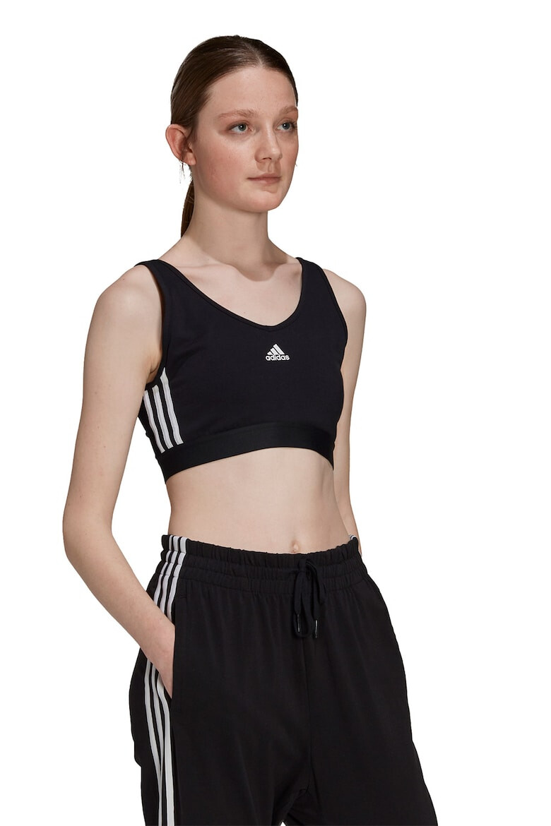 adidas Sportswear Top crop cu bureti detasabili Essentials - Pled.ro