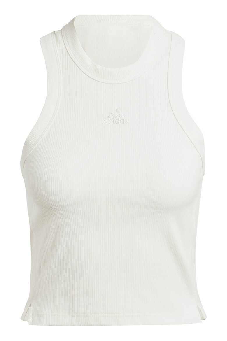 adidas Sportswear Top crop cu decolteu la baza gatului - Pled.ro