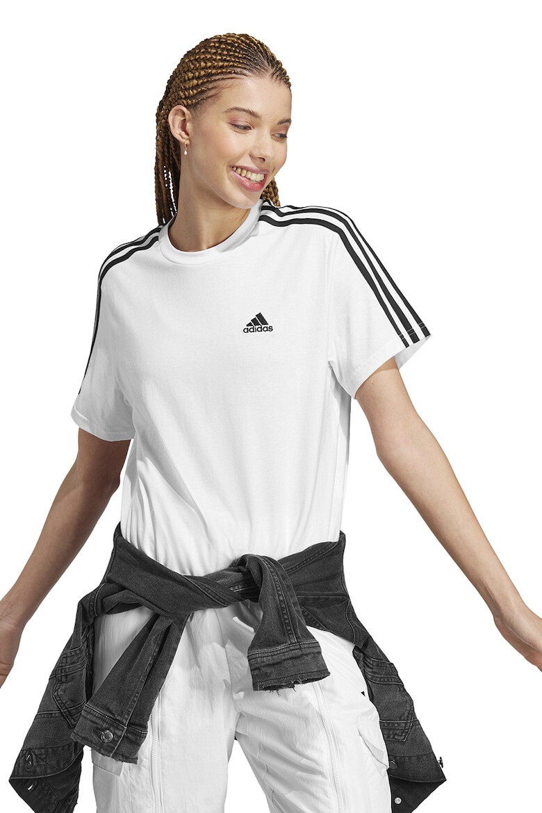 adidas Sportswear Tricou crop lejer de bumbac Essentials - Pled.ro