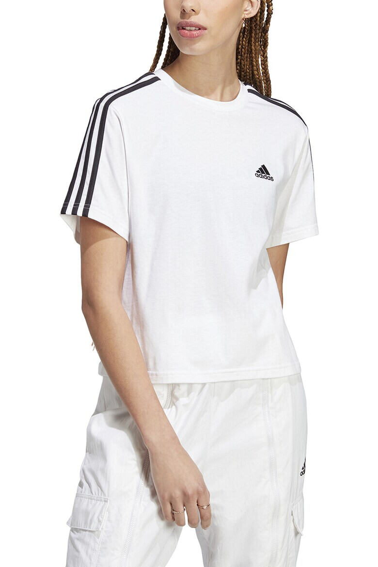 adidas Sportswear Tricou crop lejer de bumbac Essentials - Pled.ro