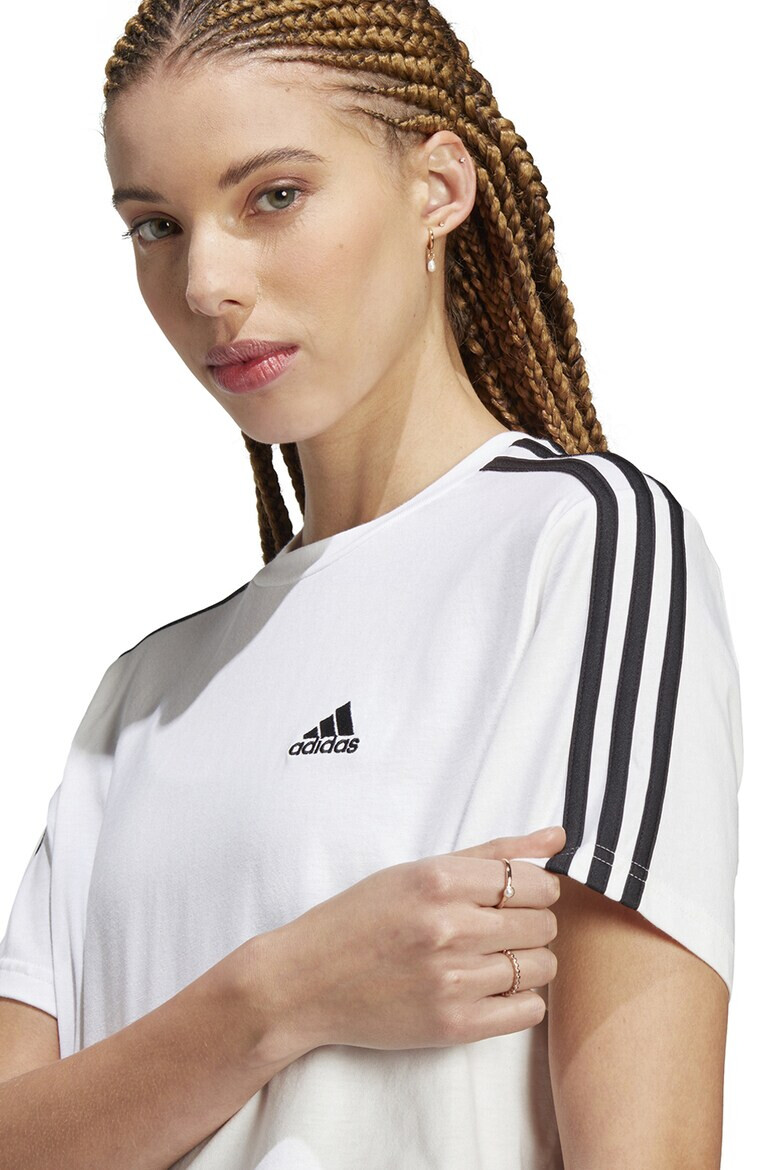 adidas Sportswear Tricou crop lejer de bumbac Essentials - Pled.ro