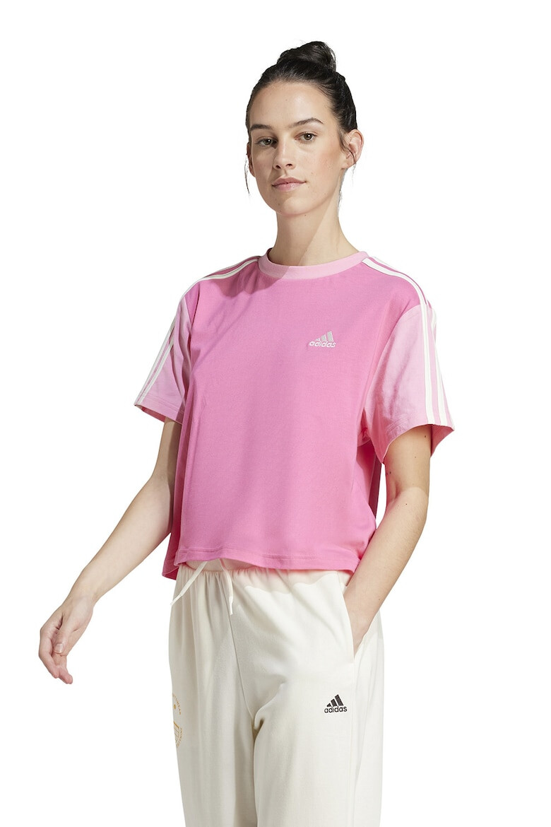 adidas Sportswear Tricou crop lejer de bumbac Essentials - Pled.ro