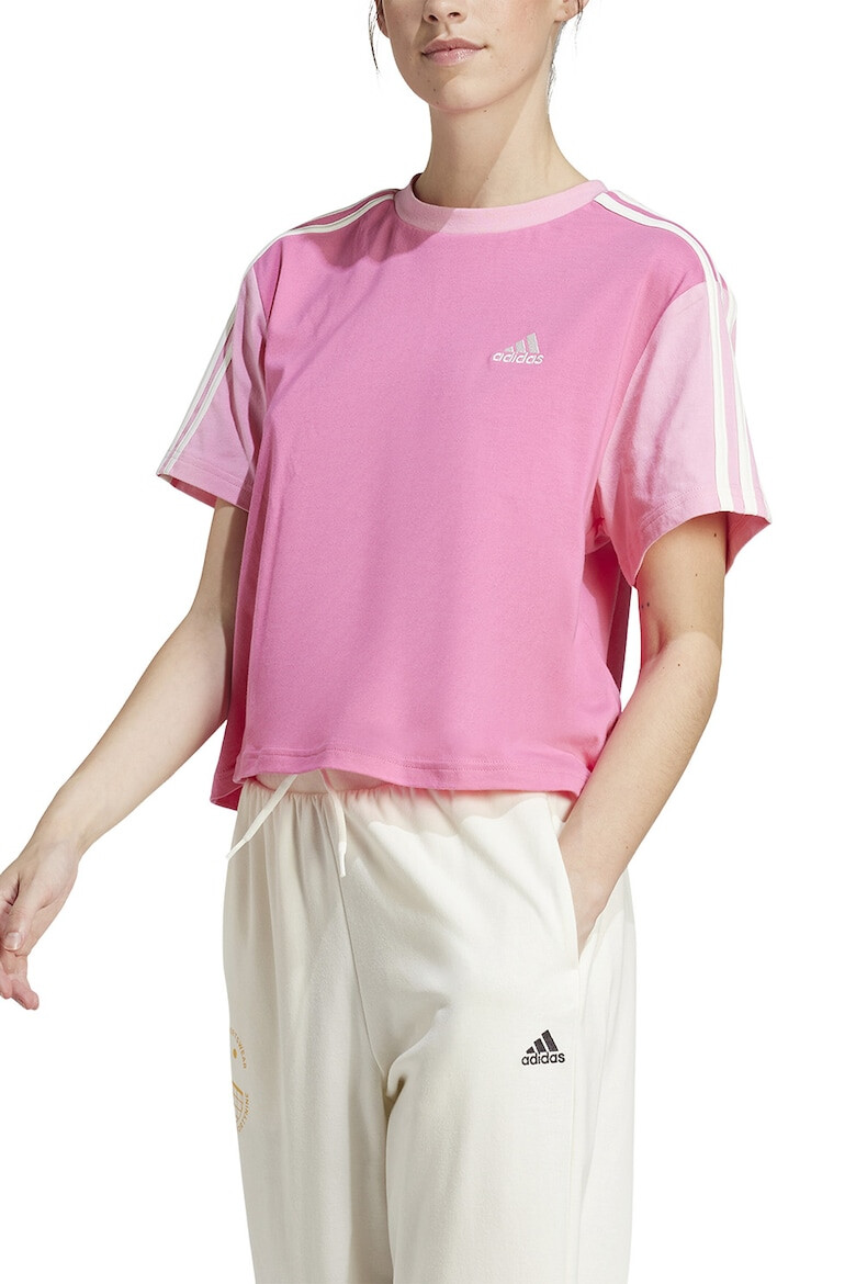 adidas Sportswear Tricou crop lejer de bumbac Essentials - Pled.ro