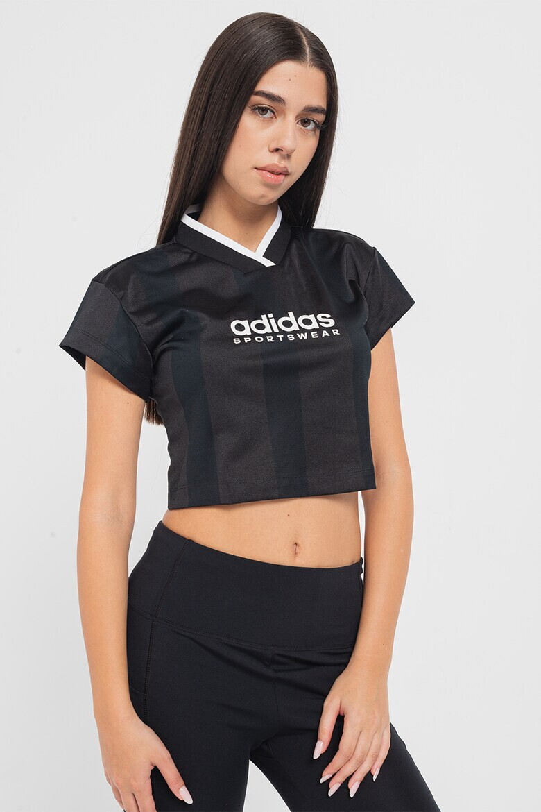 adidas Sportswear Tricou crop slim fit cu logo Tiro - Pled.ro