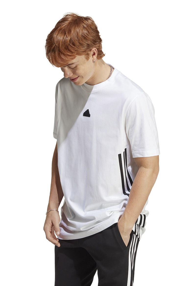 adidas Sportswear Tricou cu decolteu la baza gatului si 3 dungi Future Icons - Pled.ro