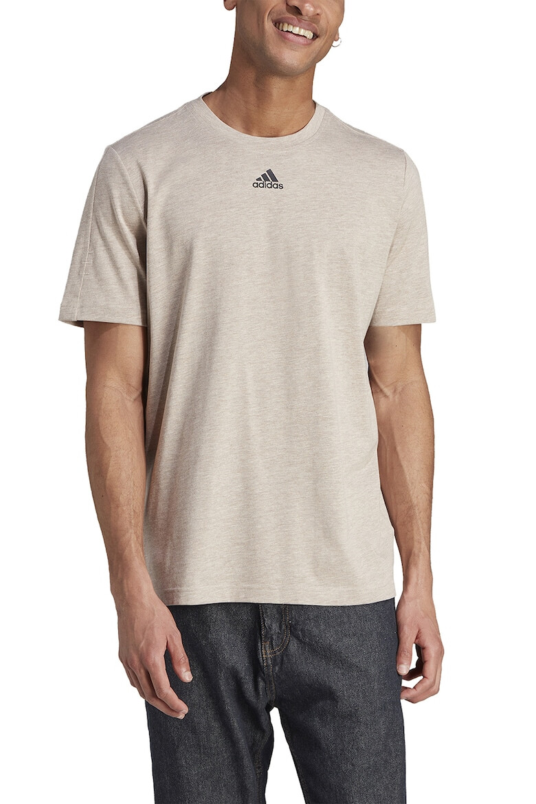 adidas Sportswear Tricou din amestec de bumbac cu decolteu la baza gatului - Pled.ro