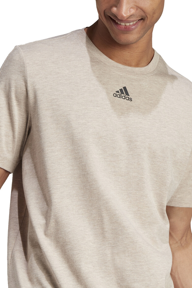 adidas Sportswear Tricou din amestec de bumbac cu decolteu la baza gatului - Pled.ro