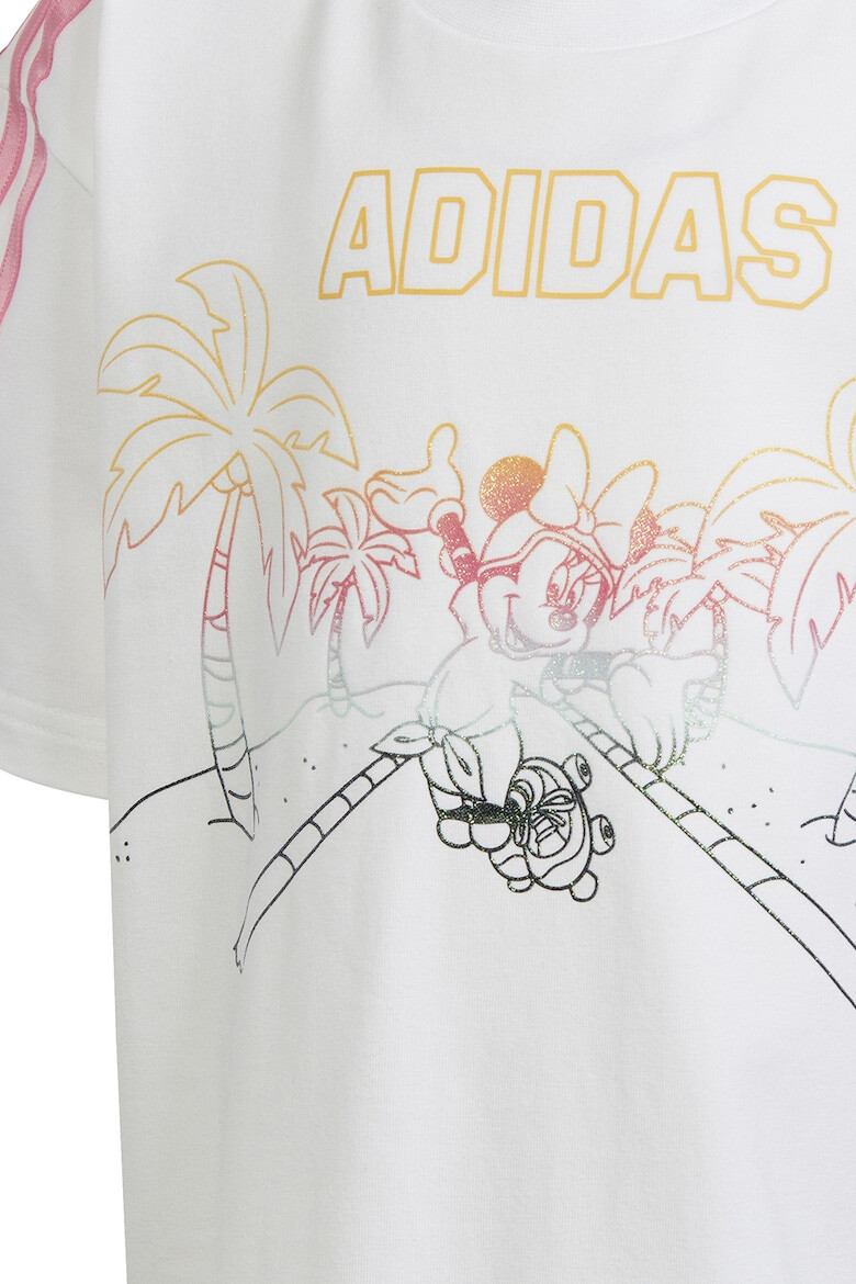 adidas Sportswear Tricou cu decolteu la baza gatului si imprimeu - Pled.ro