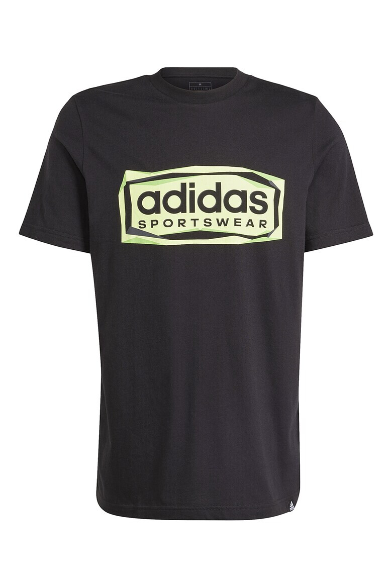 adidas Sportswear Tricou cu decolteu la baza gatului si imprimeu - Pled.ro