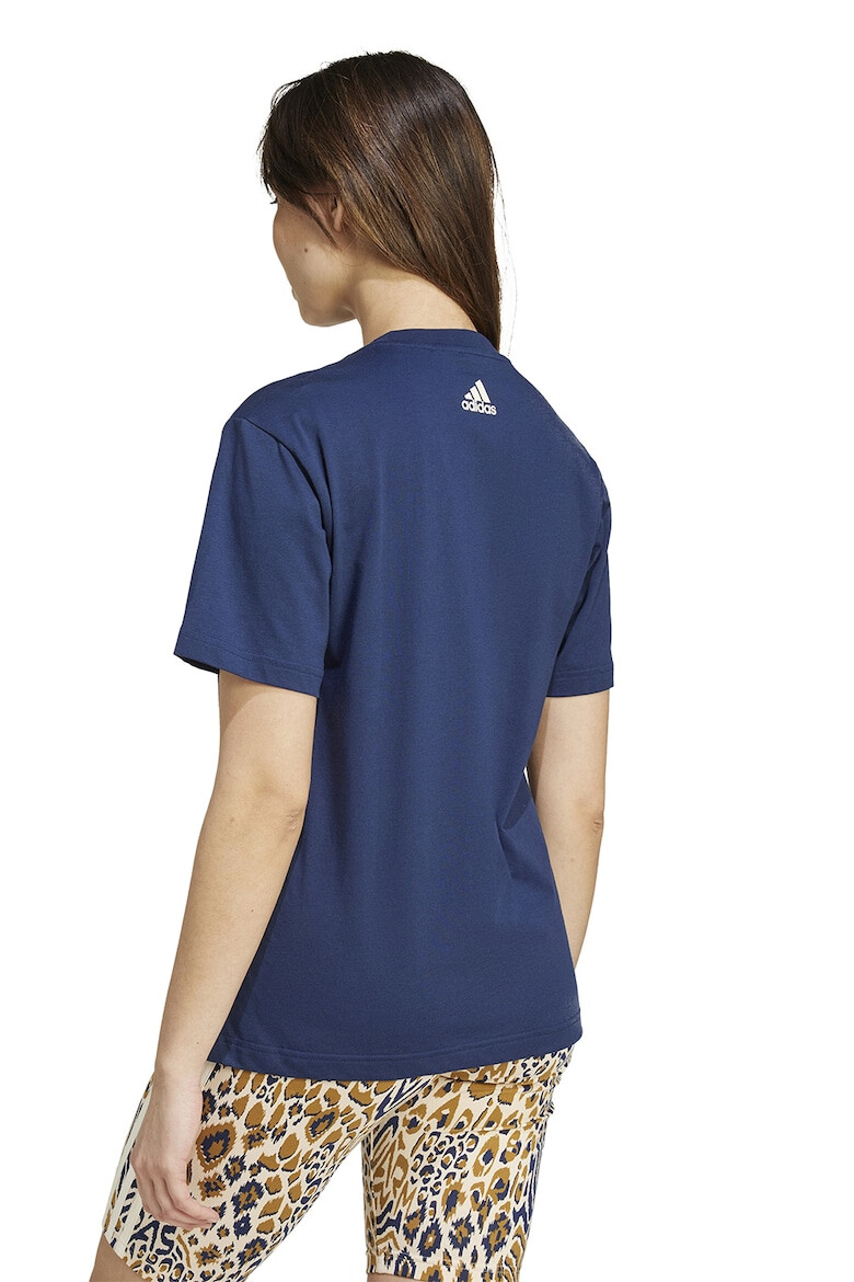 adidas Sportswear Tricou cu decolteu la baza gatului si imprimeu - Pled.ro