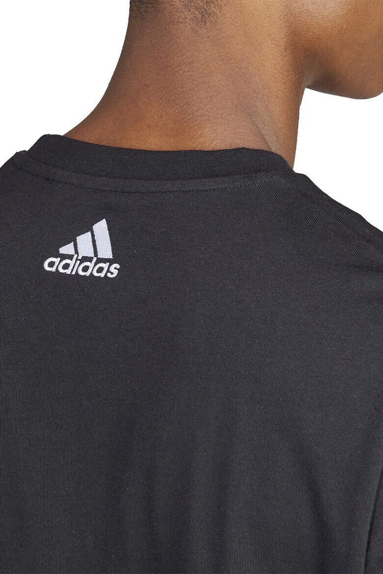 adidas Sportswear Tricou cu decolteu la baza gatului si imprimeu logo - Pled.ro