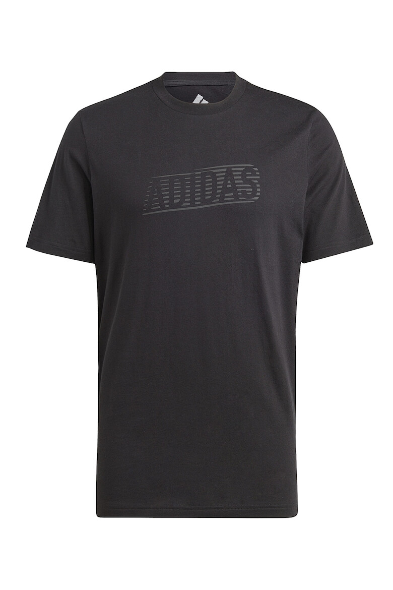 adidas Sportswear Tricou cu decolteu la baza gatului si imprimeu logo - Pled.ro