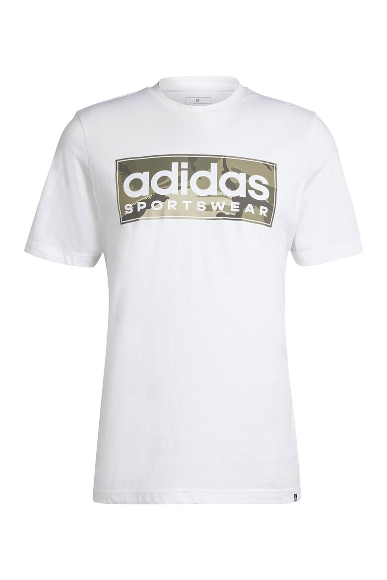 adidas Sportswear Tricou cu decolteu la baza gatului si imprimeu logo - Pled.ro