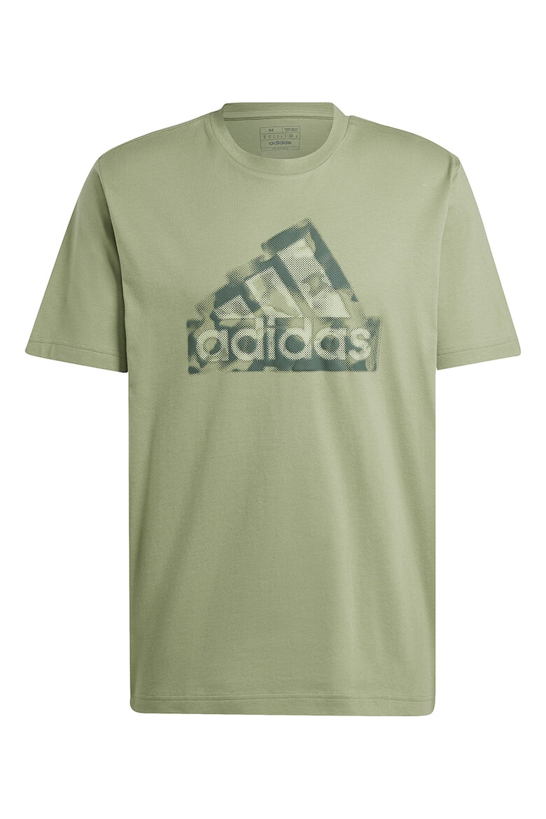 adidas Sportswear Tricou cu decolteu la baza gatului si imprimeu logo - Pled.ro