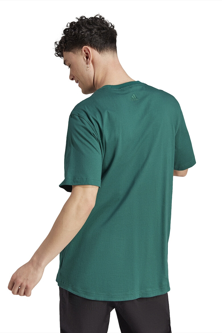 adidas Sportswear Tricou cu decolteu la baza gatului si imprimeu logo - Pled.ro