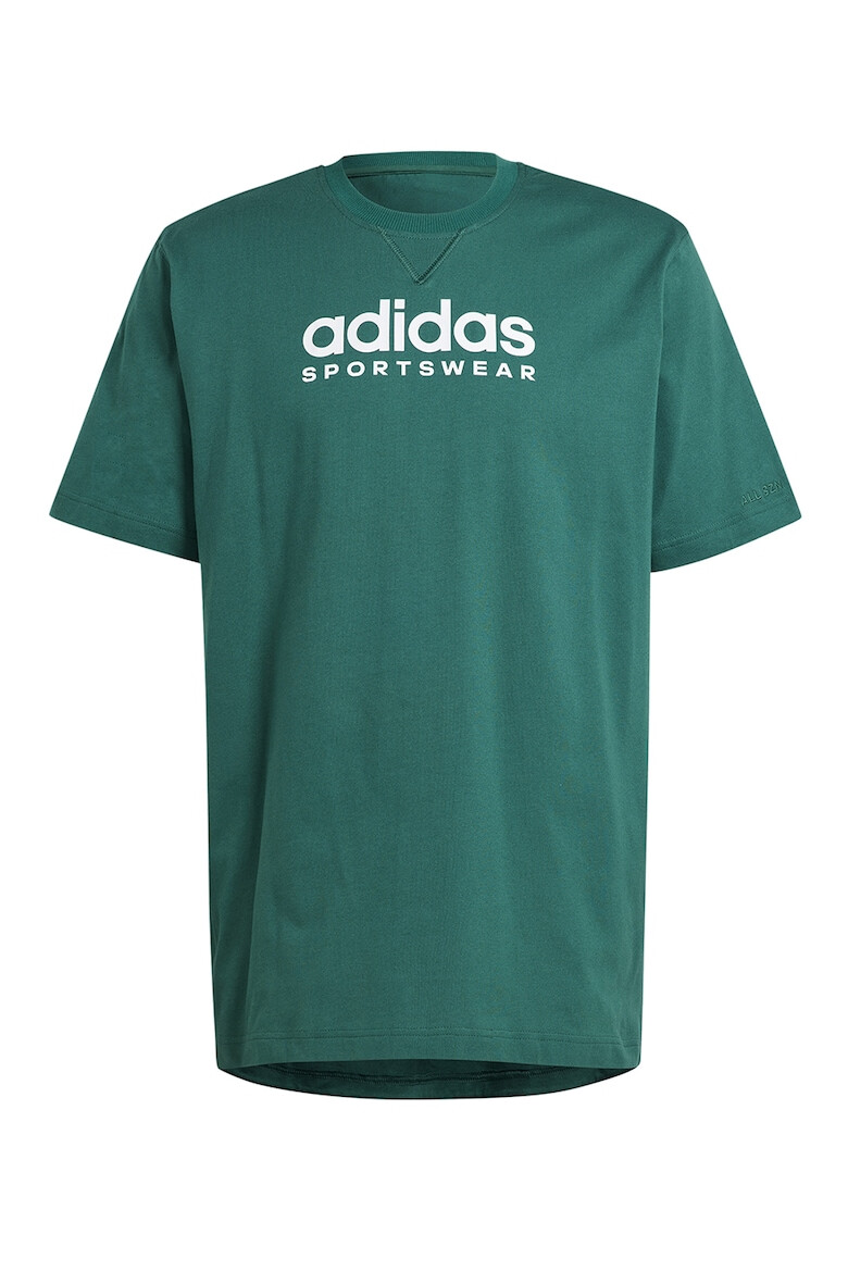 adidas Sportswear Tricou cu decolteu la baza gatului si imprimeu logo - Pled.ro