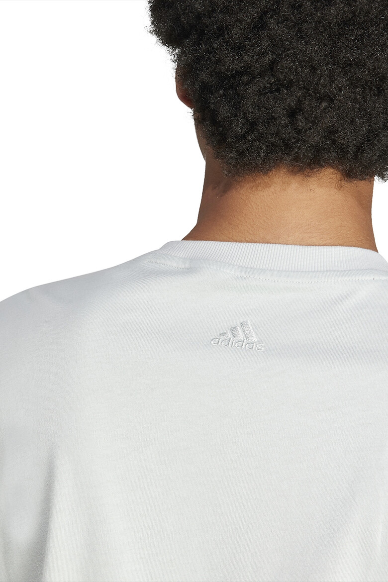 adidas Sportswear Tricou cu decolteu la baza gatului si imprimeu logo - Pled.ro