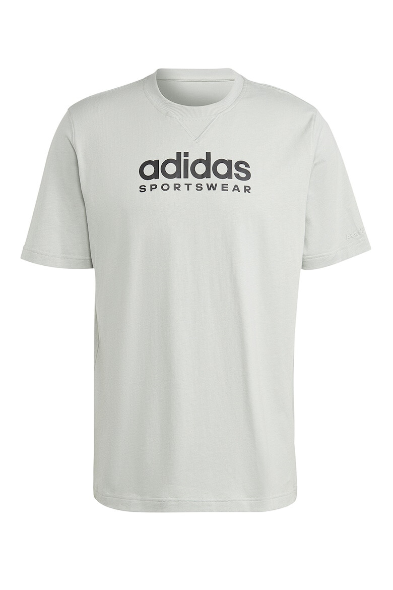 adidas Sportswear Tricou cu decolteu la baza gatului si imprimeu logo - Pled.ro