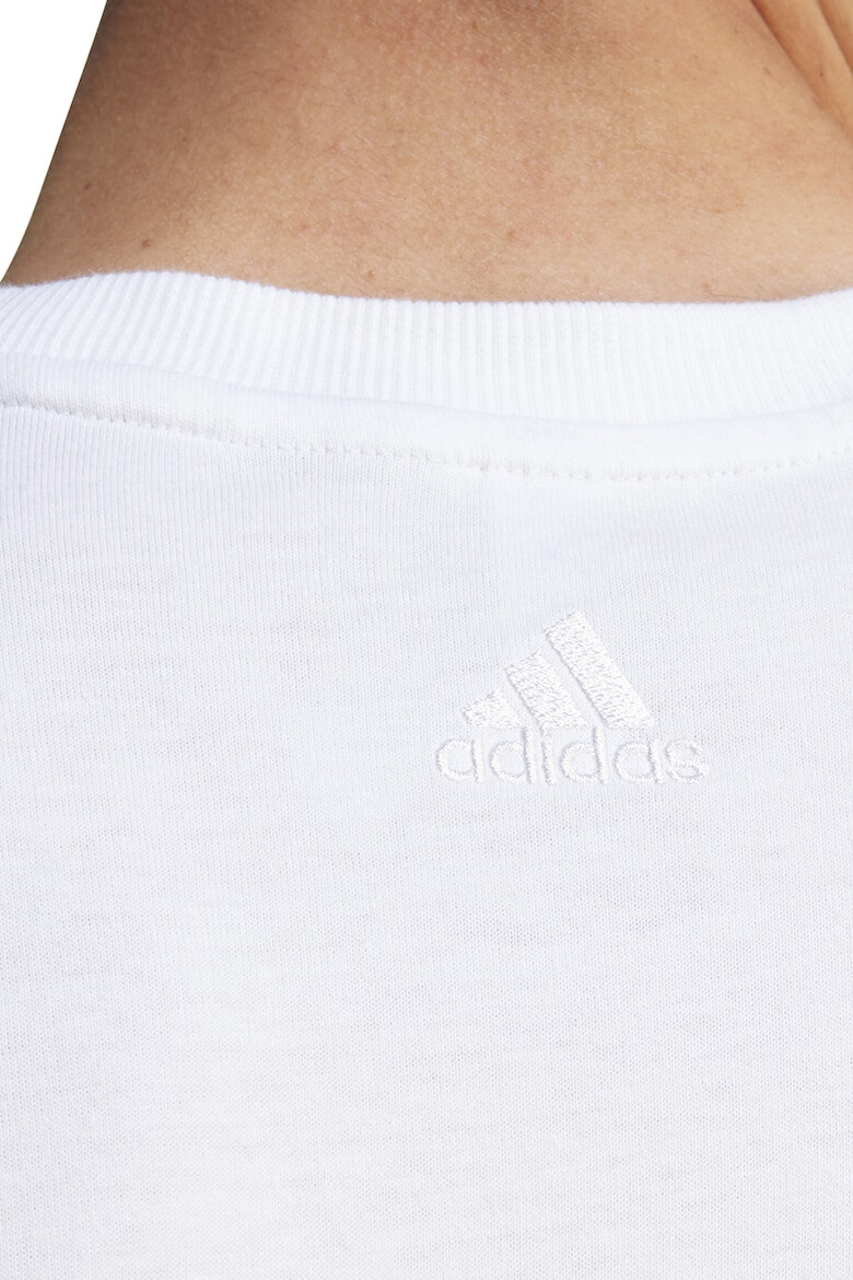 adidas Sportswear Tricou cu decolteu la baza gatului si imprimeu logo - Pled.ro