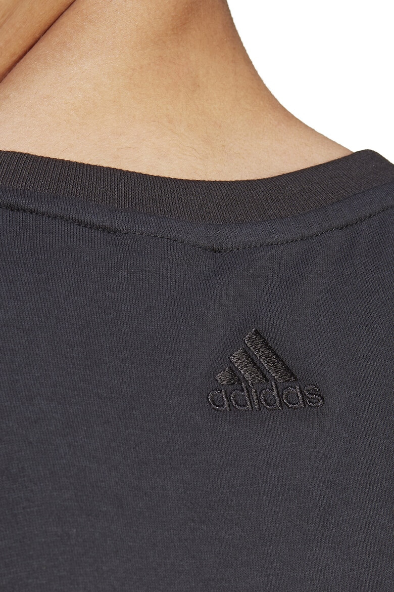 adidas Sportswear Tricou cu decolteu la baza gatului si imprimeu logo - Pled.ro