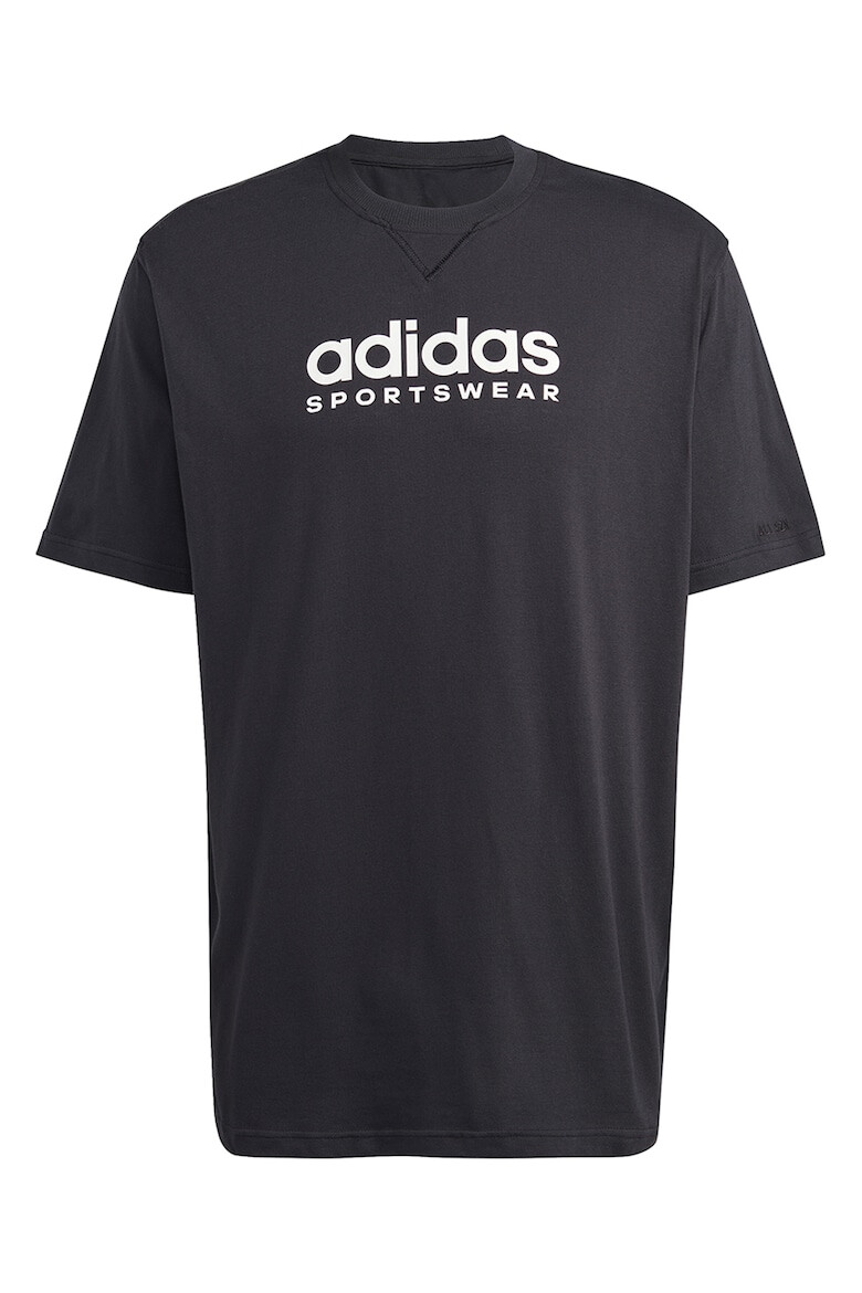 adidas Sportswear Tricou cu decolteu la baza gatului si imprimeu logo - Pled.ro