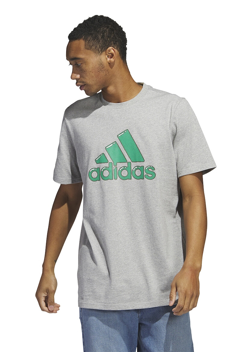 adidas Sportswear Tricou cu decolteu la baza gatului si imprimeu logo - Pled.ro