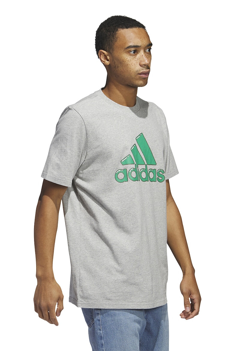 adidas Sportswear Tricou cu decolteu la baza gatului si imprimeu logo - Pled.ro