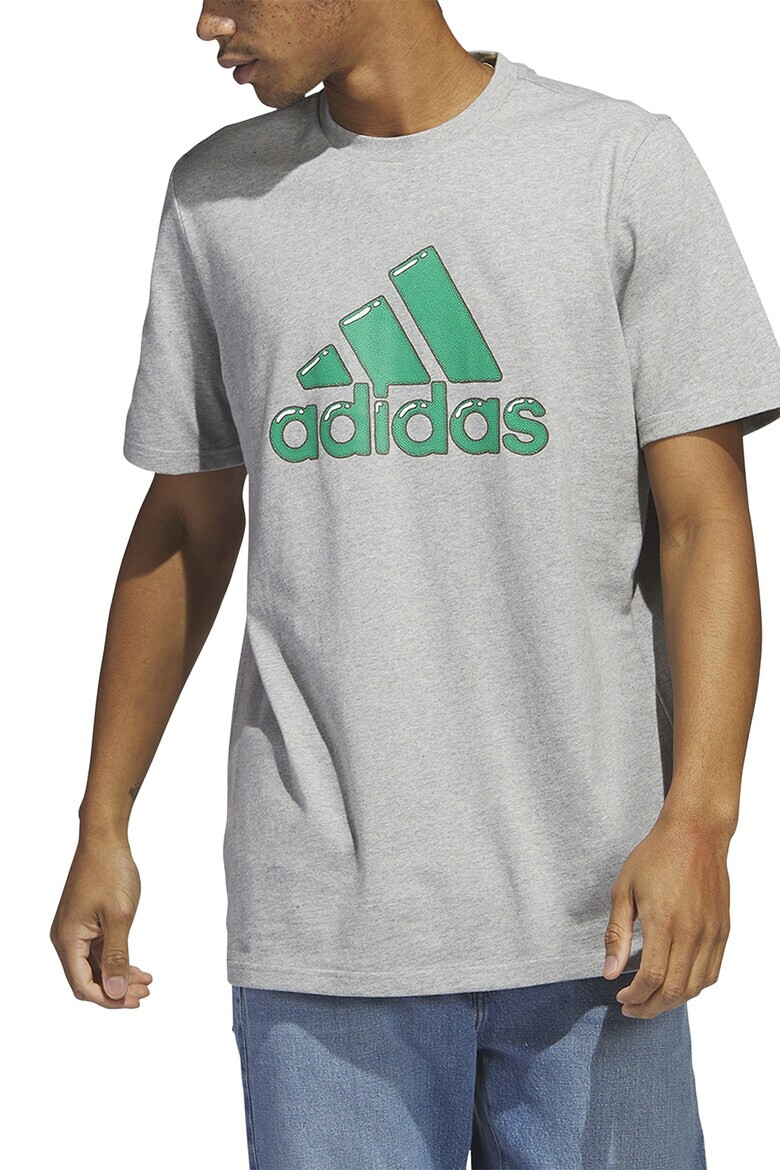 adidas Sportswear Tricou cu decolteu la baza gatului si imprimeu logo - Pled.ro