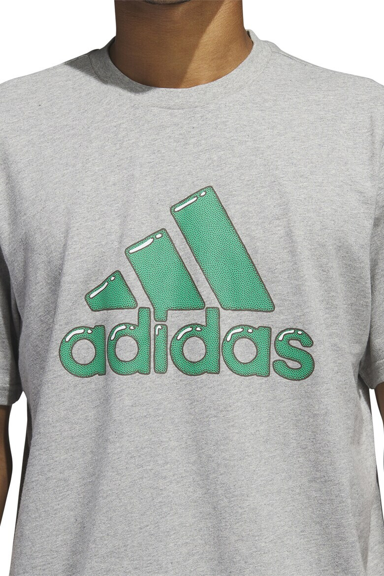 adidas Sportswear Tricou cu decolteu la baza gatului si imprimeu logo - Pled.ro