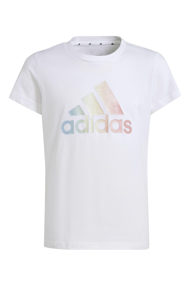 adidas Sportswear Tricou cu decolteu la baza gatului si imprimeu logo - Pled.ro