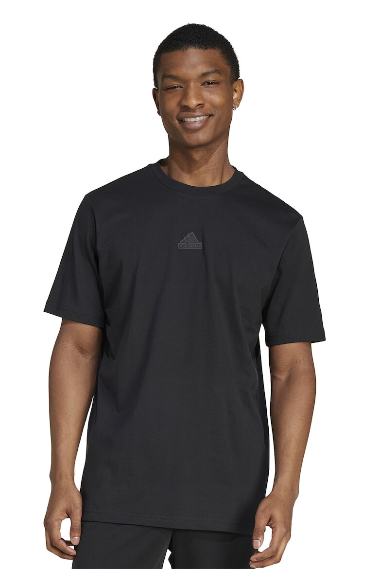 adidas Sportswear Tricou cu decolteu la baza gatului si imprimeu pe partea din spate - Pled.ro