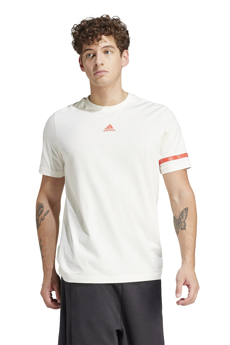 adidas Sportswear Tricou cu decolteu la baza gatului si logo - Pled.ro