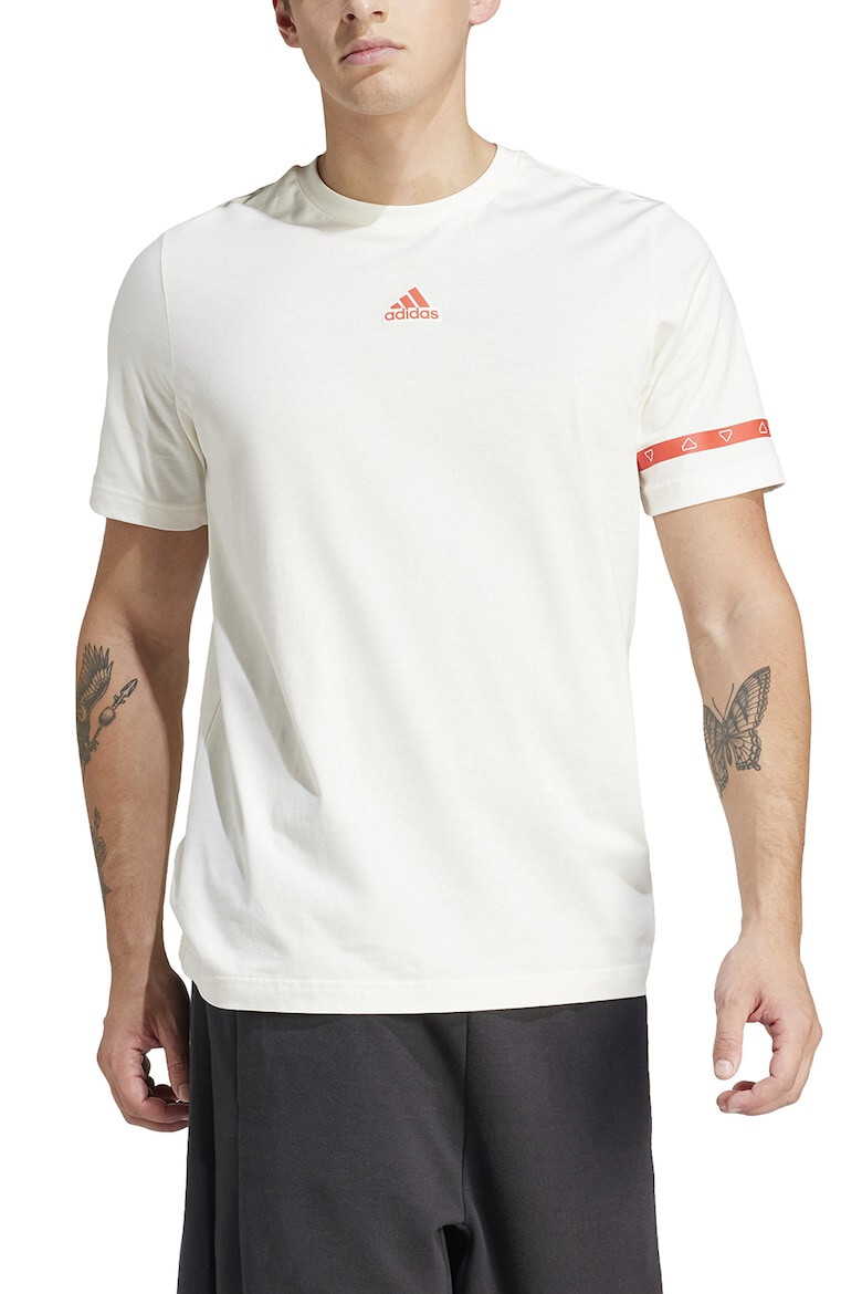 adidas Sportswear Tricou cu decolteu la baza gatului si logo - Pled.ro