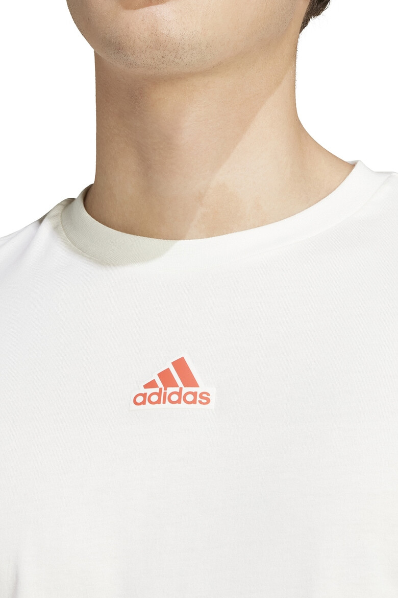 adidas Sportswear Tricou cu decolteu la baza gatului si logo - Pled.ro