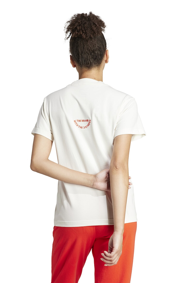 adidas Sportswear Tricou cu decolteu la baza gatului si logo - Pled.ro