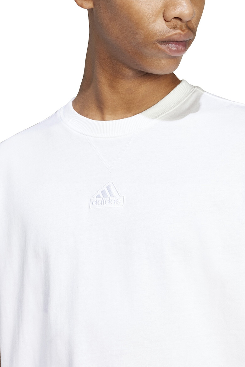 adidas Sportswear Tricou cu decolteu la baza gatului si logo All - Pled.ro