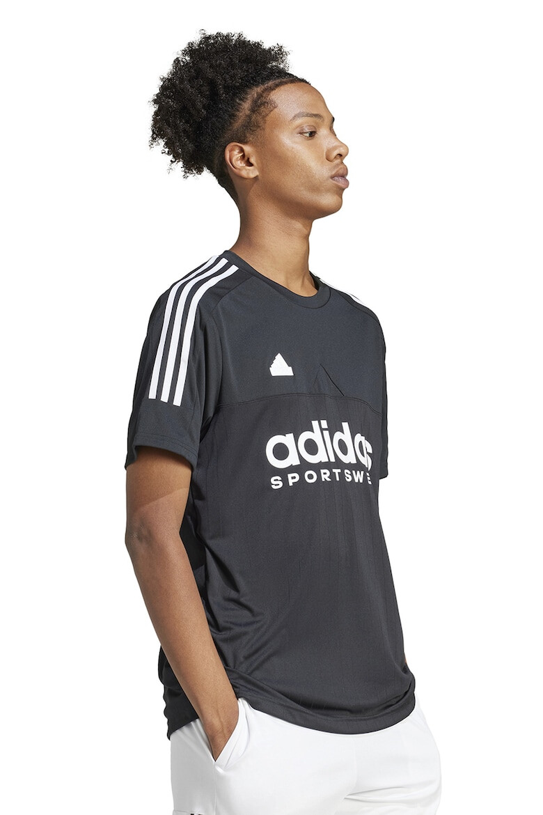 adidas Sportswear Tricou cu decolteu la baza gatului si logo Tiro - Pled.ro