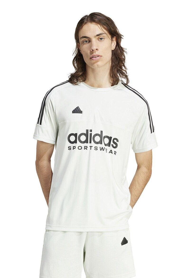 adidas Sportswear Tricou cu decolteu la baza gatului si logo Tiro - Pled.ro