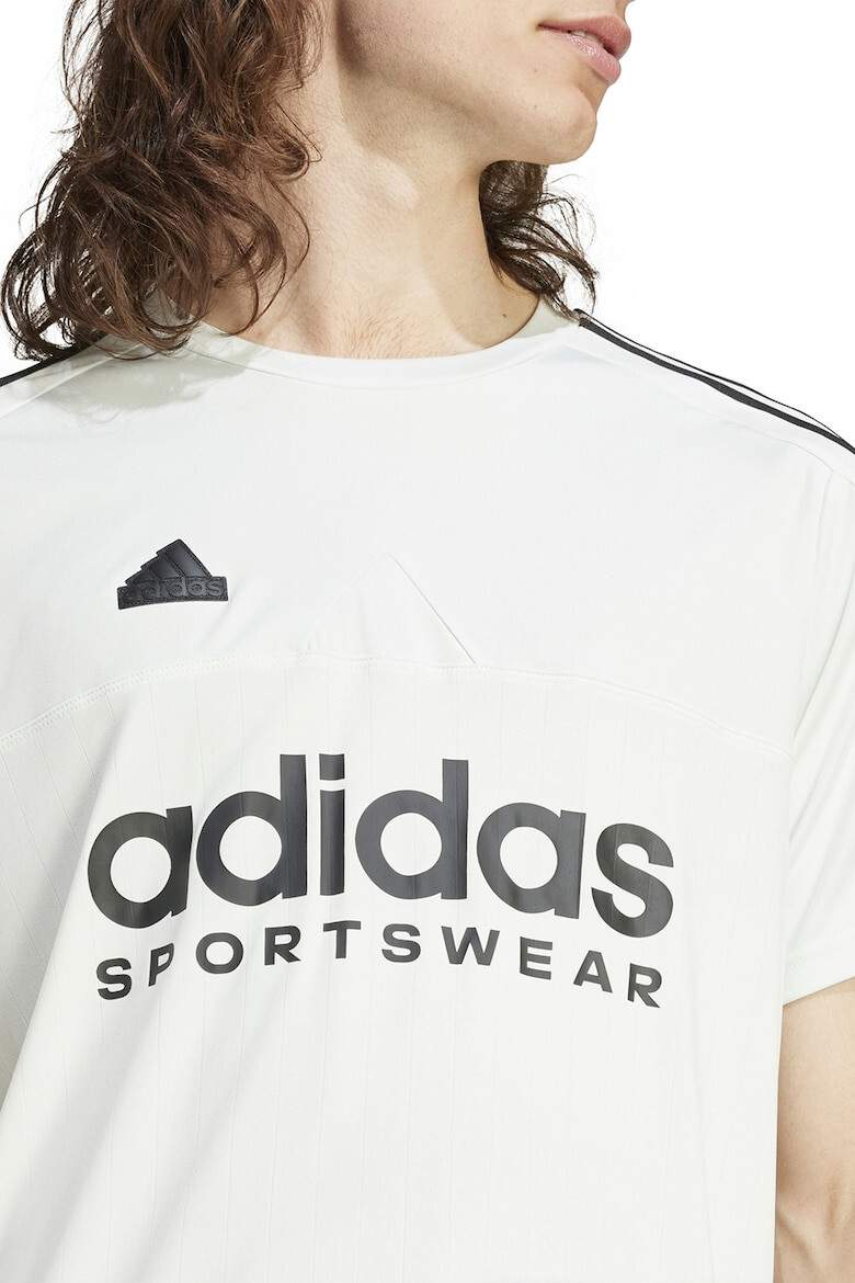 adidas Sportswear Tricou cu decolteu la baza gatului si logo Tiro - Pled.ro