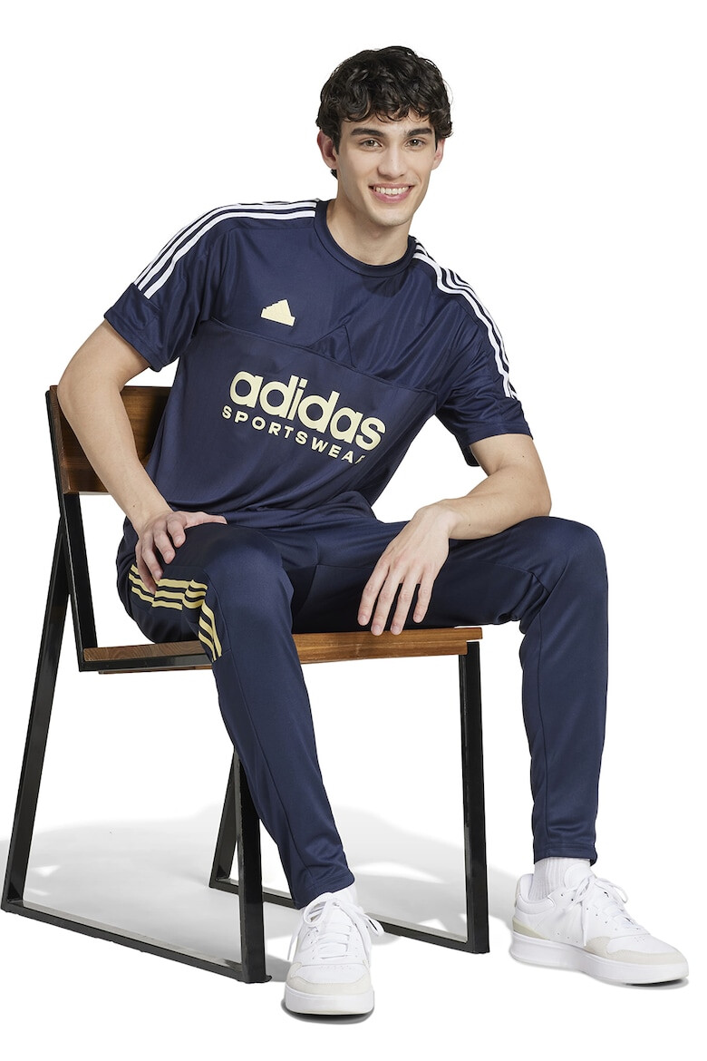 adidas Sportswear Tricou cu decolteu la baza gatului si logo Tiro - Pled.ro