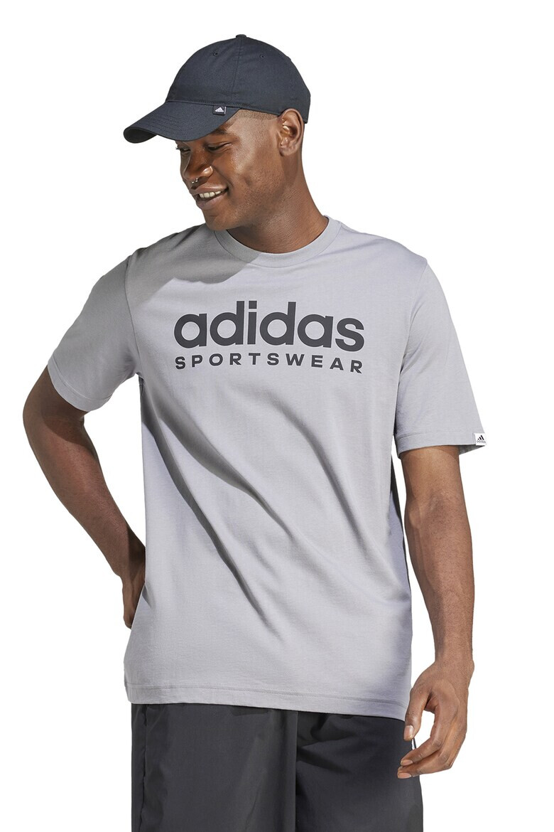 adidas Sportswear Tricou cu decolteu rotund si logo - Pled.ro