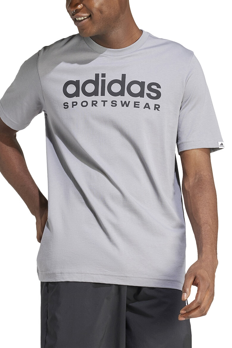 adidas Sportswear Tricou cu decolteu rotund si logo - Pled.ro